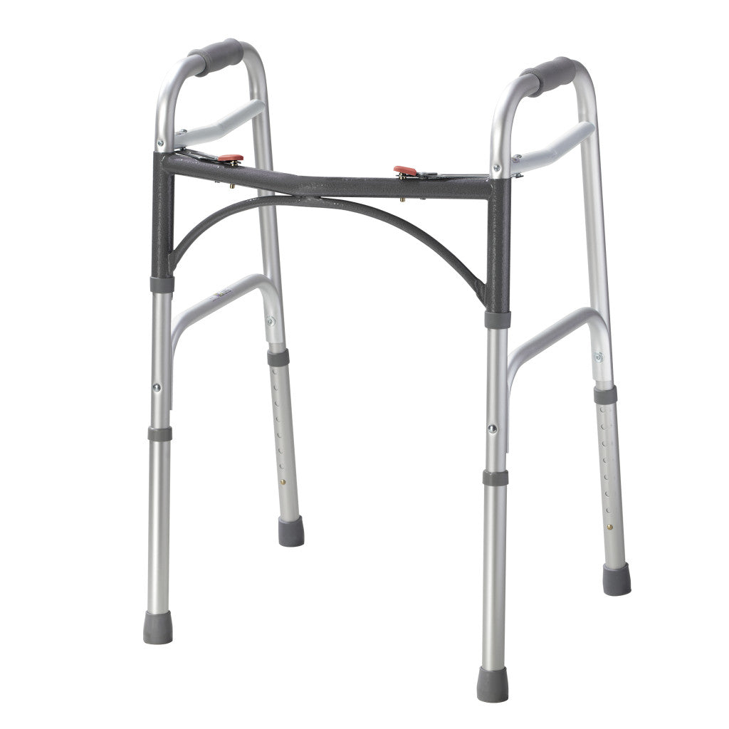 Deluxe Folding Walker, Two Button