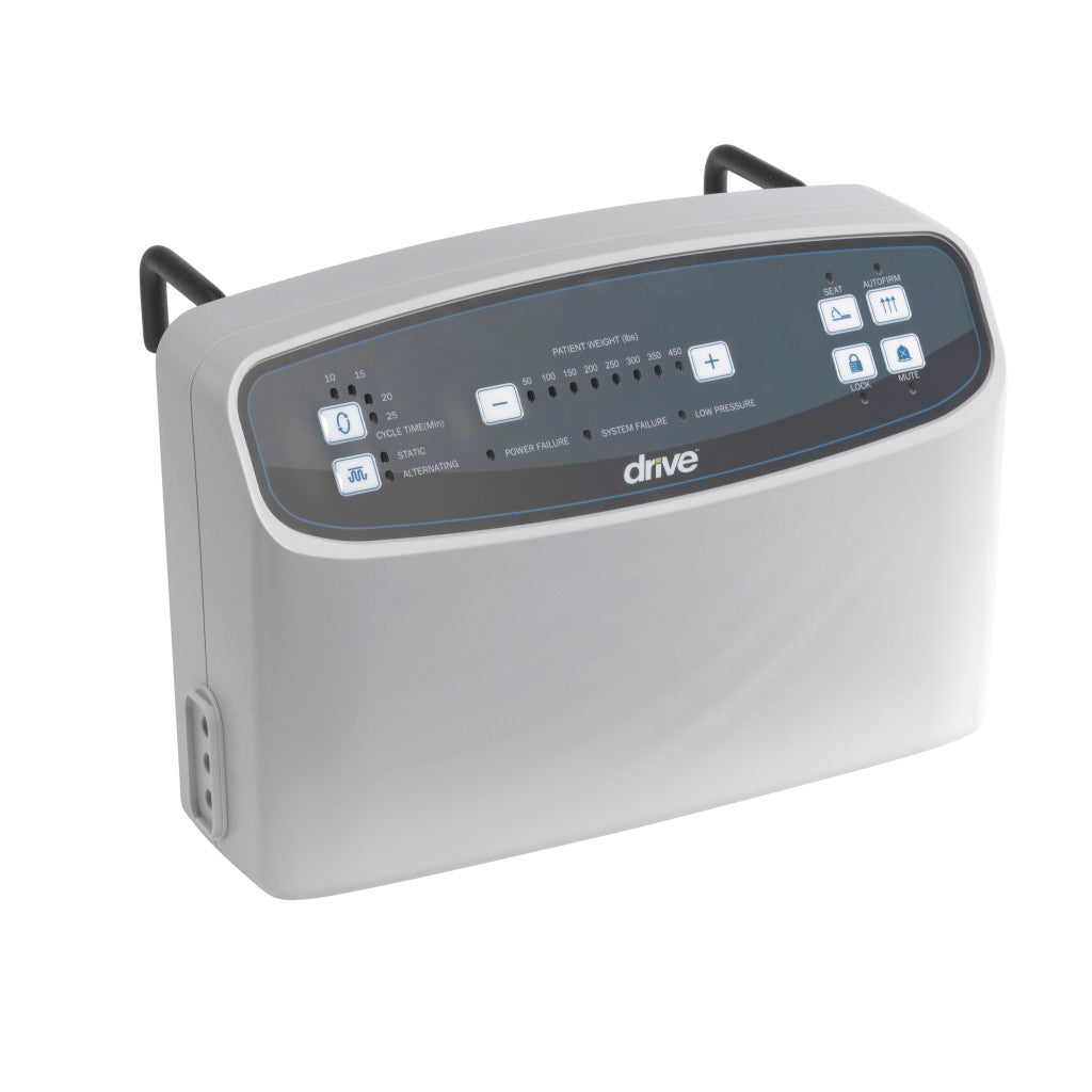 Drive Med-Aire Plus 8" Alternating Pressure and Low Air Loss Mattress System with 10" Defined Perimeter