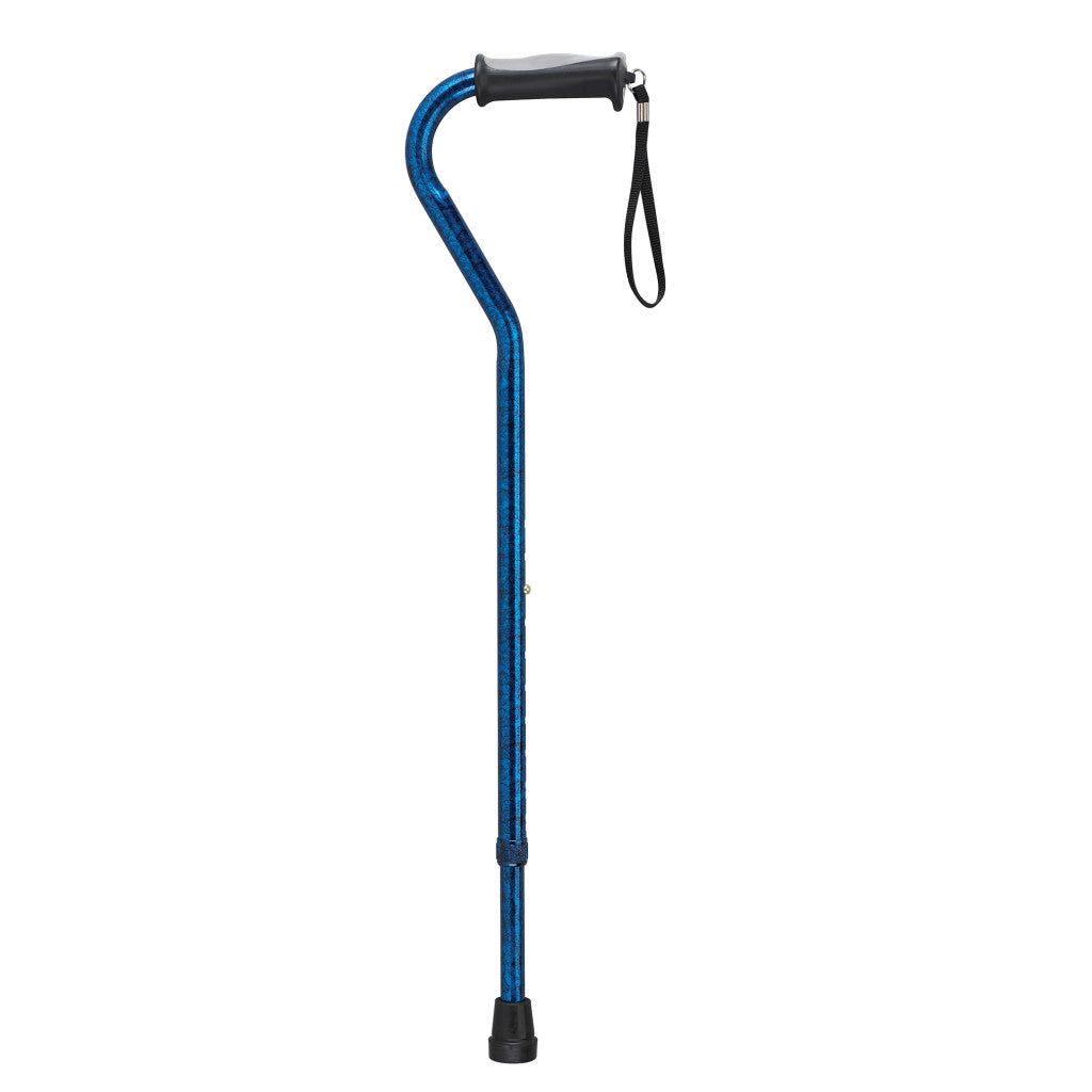 Gel Grip, Aluminum Offset Canes, Height Adjustable