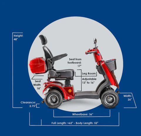 GIO - Tetris PRO 4 Wheeled Mobility Scooter Regular price