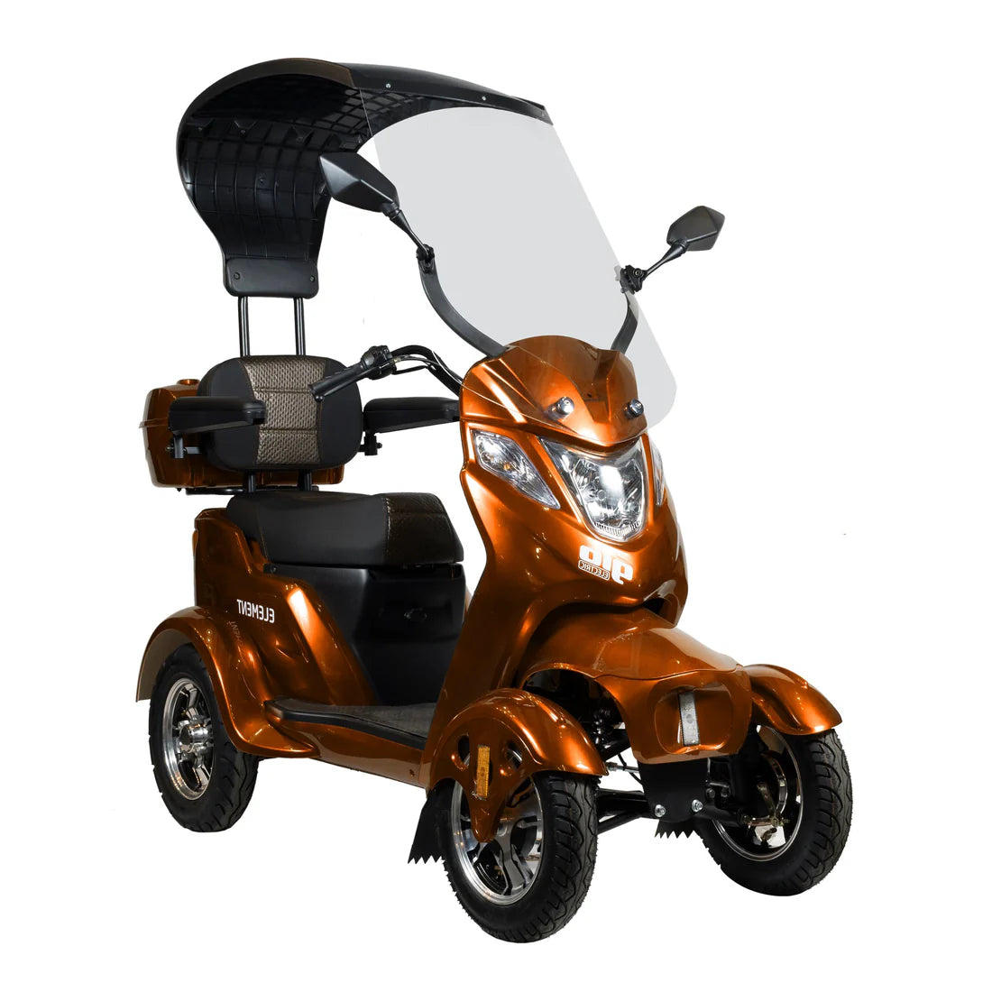GIO - Element 4-wheeled Mobility Scooter w Windshield and Roof
