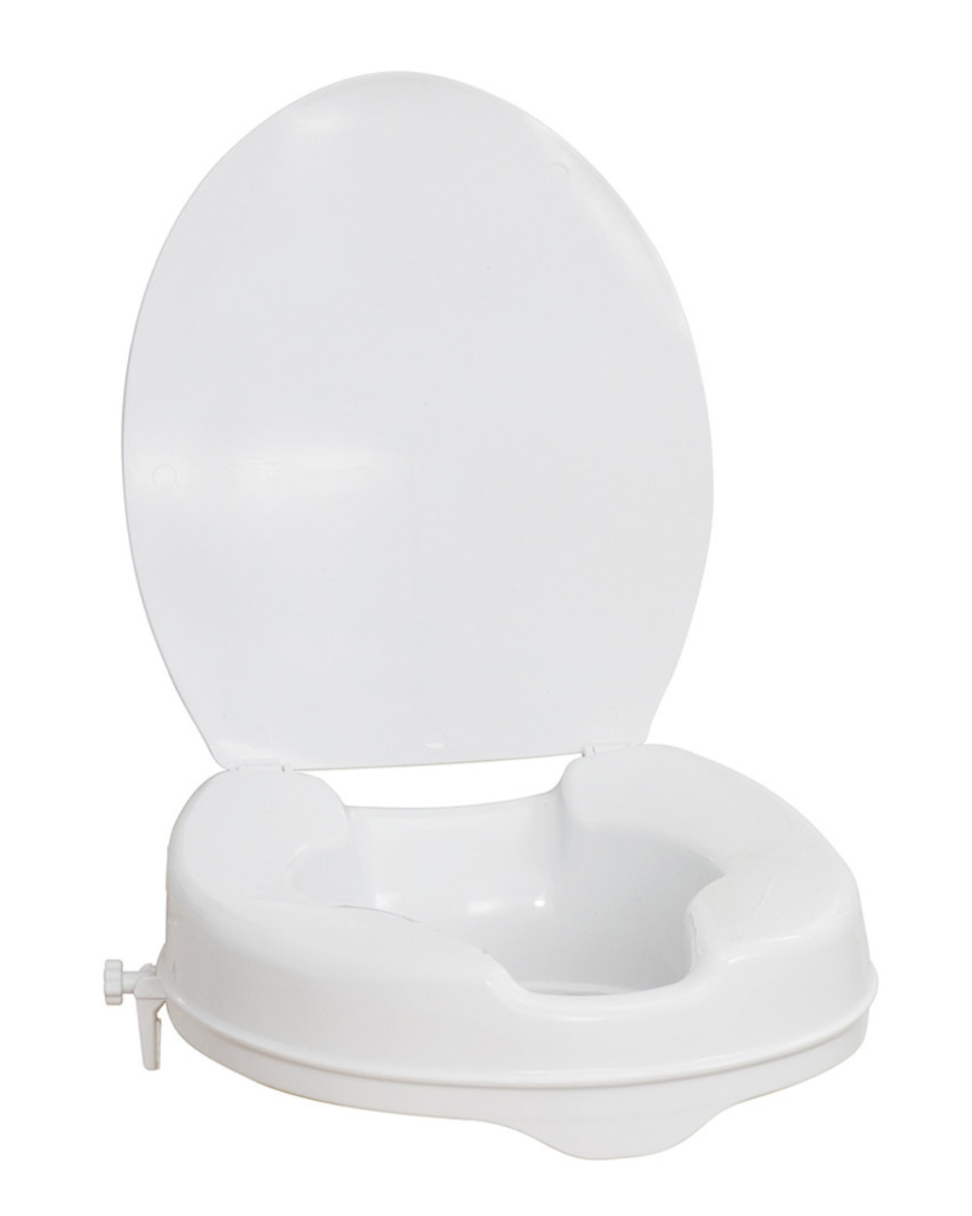 Raised Toilet Seat with Lid, 2"