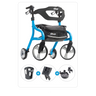 Nitro® Sprint Rollator with Cup Holder, Phone Holder and Cane Holder