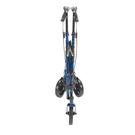 Deluxe 3 Wheel Aluminum Rollator, 7.5" Casters