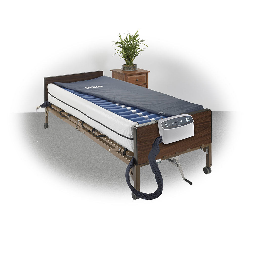 Drive Med-Aire Plus 8" Alternating Pressure and Low Air Loss Mattress System with 10" Defined Perimeter