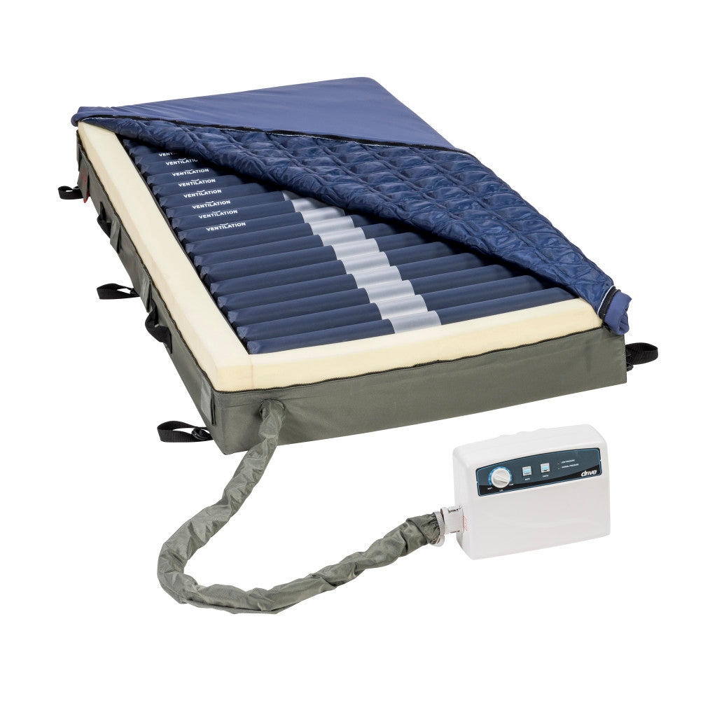 Drive PreserveTech™ Med-Aire Edge Alternating Pressure & Low Air Loss Mattress Replacement System