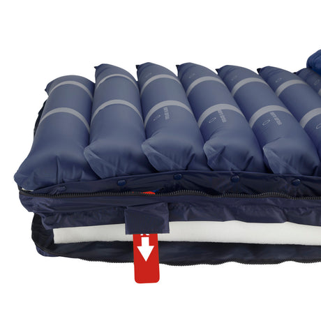 Drive  Med-Aire Assure 5" Air + 3" Foam Base Alternating Pressure and Low Air Loss Mattress System