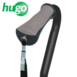 Hugo Ergonomic Offset Handle Cane with QuadPod Cane Tip