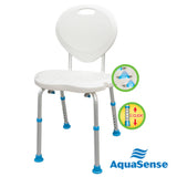 AquaSense Ergonomic Adjustable Bath Seat with Backrest