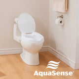 Raised Toilet Seat with Lid, 2"