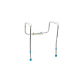 AquaSense Adjustable Toilet Safety Rails, to Floor