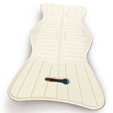 AquaSense Bath Mat, Contoured with Temperature Indicator