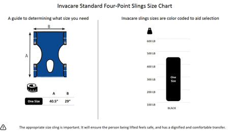 Invacare Standard Sling, Solid Polyester
