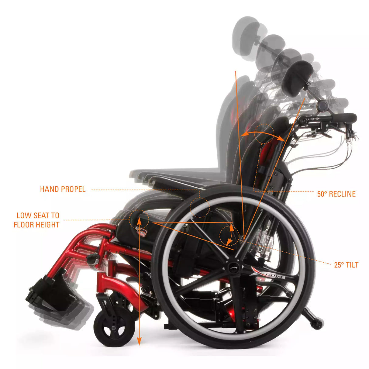 ACCESS Tilt In Space Wheelchair