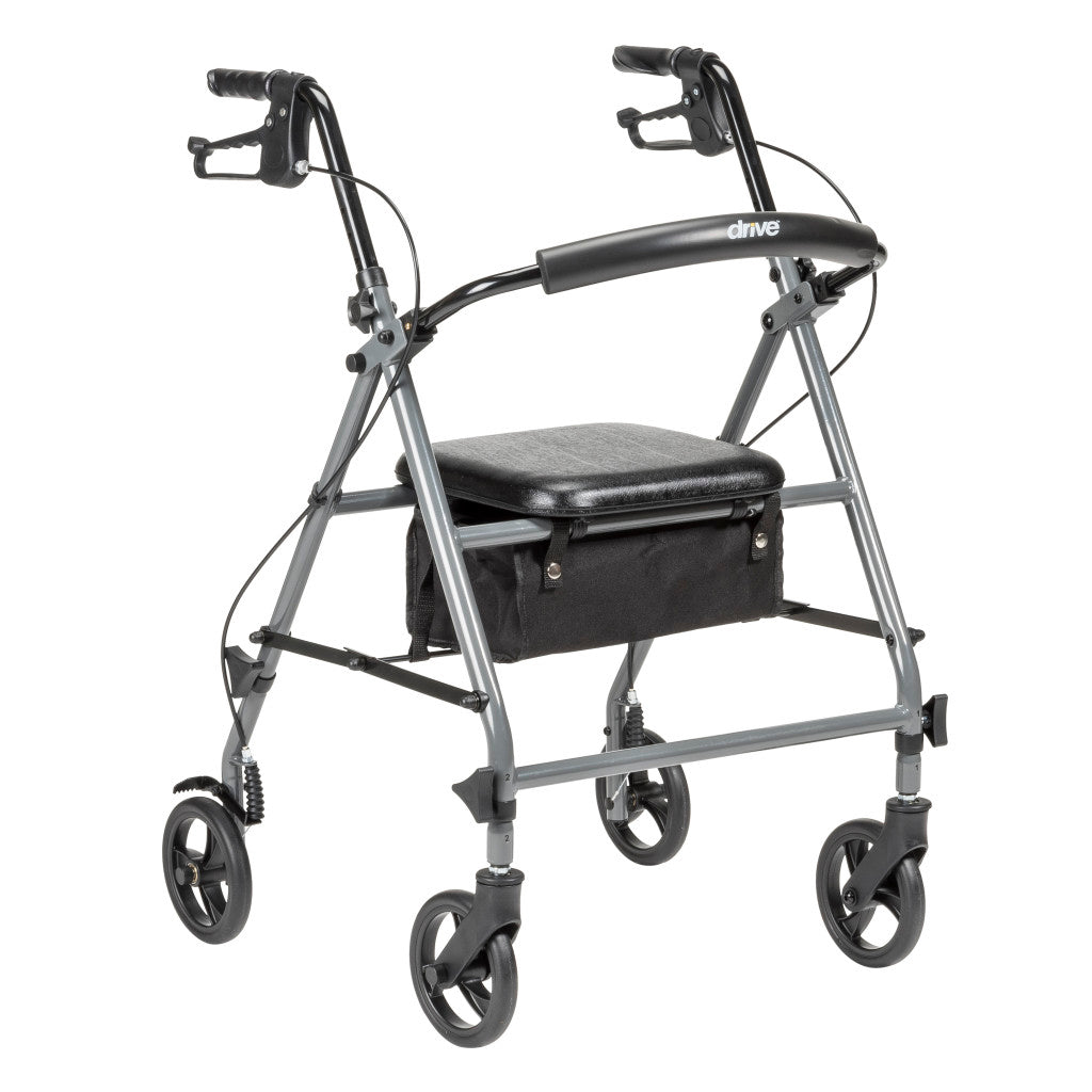 Steel Rollator with 6” Wheels, Knockdown