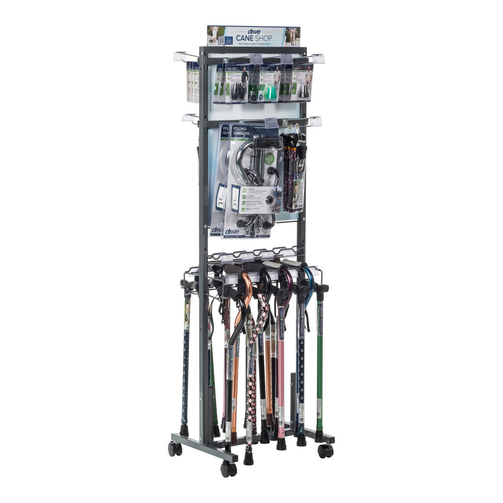 Display Rack with Canes & Accessories