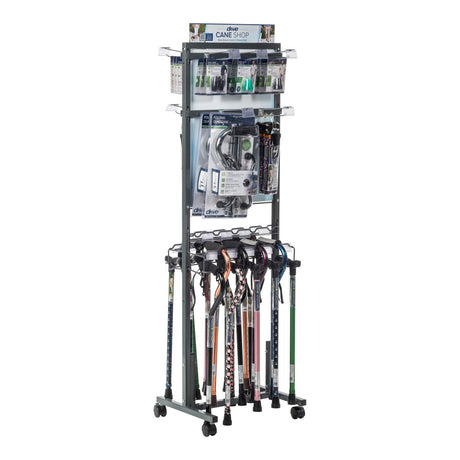 Display Rack with Canes & Accessories