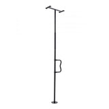 VEVOR Floor-to-Ceiling Transfer Pole, Tension Mounted Bathroom Grab Bar with Anti-Slip Curve Handle, 300 Lbs Capacity Security Pole for Elderly, Ideal Senior Safety Pole for 7-10 Ft Ceilings